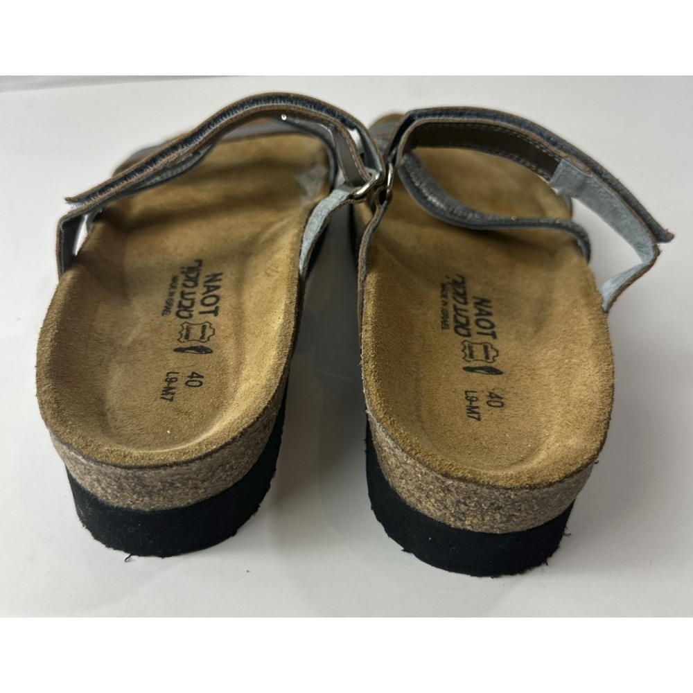 NAOT Rhinestone Embellished Columbus Strappy Sandals Size 40 Women's US 9 EUC - Picture 10 of 16